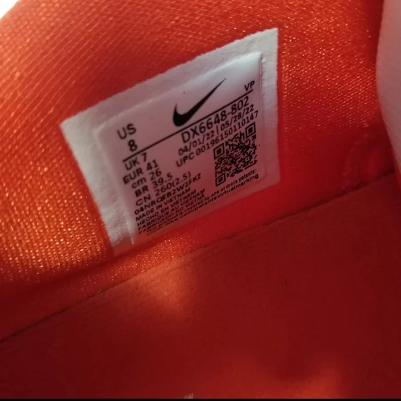 Nike Size 8 Men Kevin Durant KD 15 TB Promo Team Orange Shoes DX6648-802